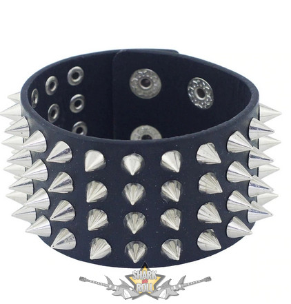 4.Soros. Mini Tüske szegecs karkötő -  mini tüskés karkötő.10mm. csuklópánt.  JVP