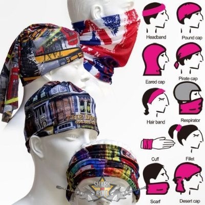 SPIDER.  Multifunkcionális csősál (fejre,nyakba,hajba)