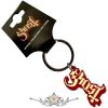 Ghost - Keychain.  Logo Red Shadow.  import fém kulcstartó
