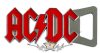 AC/DC - Bottle Opener, Steel, Black, 11 x 4 x 0.3 cm   sörnyitó