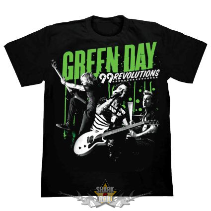 GREEN DAY  - 99 Revolution férfi zenekaros póló