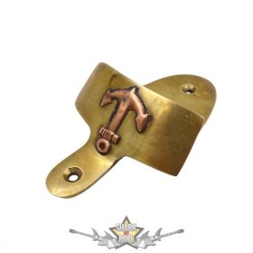   Sörnyitó - Üvegnyitó horgonnyal - sárgaréz.  KEM. sörnyitó