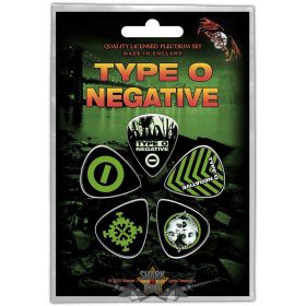   Type O Negative - Plectrum Pack - World Coming Down.   gitárpengető szett
