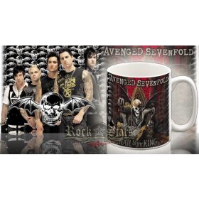 AVENGED SEVENFOLD - HAIL TO THE KING  zenekaros bögre