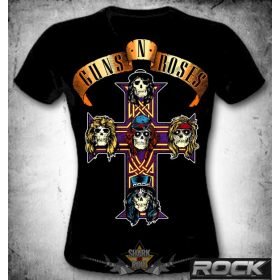 GUNS N ROSES  APETITE Art design 2 . MT.107.  női póló