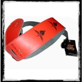 BON JOVI - HEART LOGO.  gitár tartó heveder