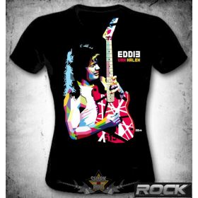 EDDIE VAN HALEN - GITÁR   MT.103.  női póló