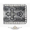 Gothic cross - Snake design.  szegecses pénztárca