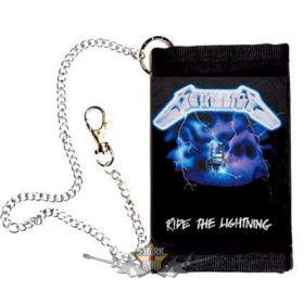 METALLICA - RIDE THE LIGHTING.  pénztárca lánccal METALLICA - RIDE THE LIGHTING.  pénztárca lánccal