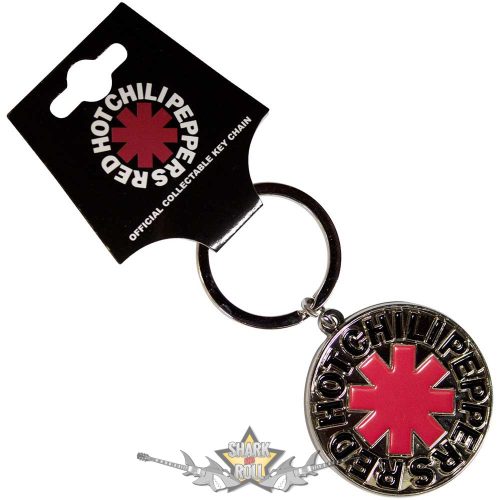 Red Hot Chili Peppers - Keychain.  Asterisk Logo Silver.  import fém kulcstartó