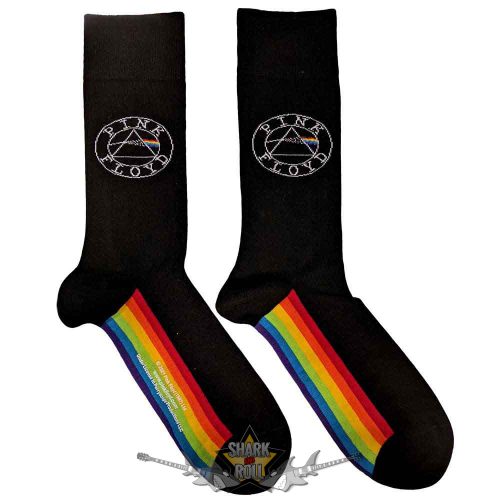 Pink Floyd - Unisex Ankle Socks: Spectrum Sole (UK Size 7 - 11)     boka  zokni