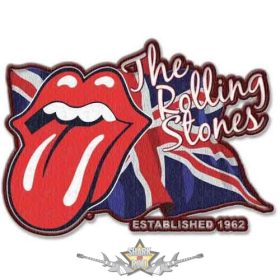   The Rolling Stones - Standard Patch.  Lick the Flag.   * EXTRA PRÉMIUM *.  hímzett felvarró