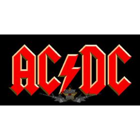 AC/DC  -  Logo.  10 x 5.  felvarró AC/DC  -  Logo.  10 x 5.  felvarró