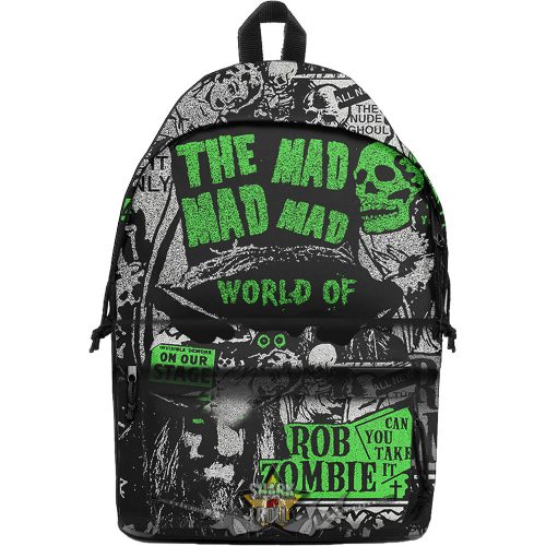 Rob Zombie - Daypack.  Mad Mad World.  DPRZMAD01 .   ROCKSAX. válltáska, hátizsák