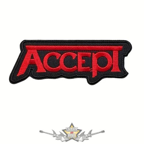ACCEPT - LOGO.  hímzett felvarró