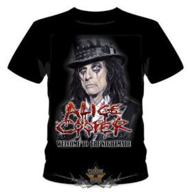 ALICE COOPER - Welcome to the nightmare.. S.ZF. 050.  férfi zenekaros  póló.    ALICE COOPER - Welcome to the nightmare.. S.ZF. 050.  férfi zenekaros  póló.