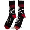 Motley Crue - Unisex Ankle Socks.  Skull & Crossbones (Black) (UK Size 7 - 11)    boka  zokni