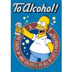 THE SIMPSONS - TO ALCOHOL plakát, poszter