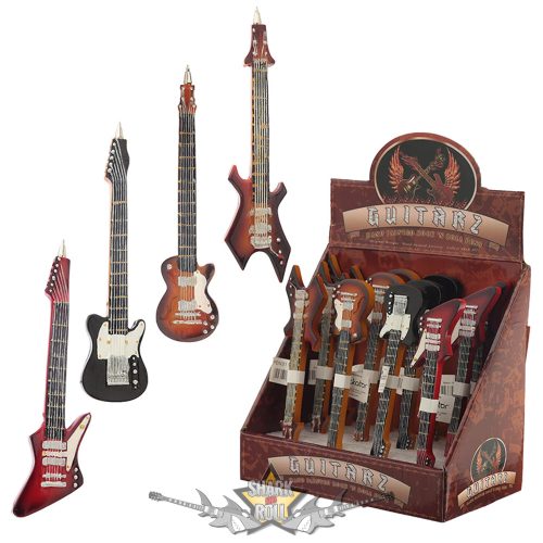 Elektromos gitár alakú toll 4 modell . golyóstoll