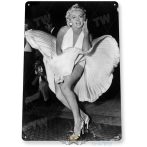   Marilyn Monroe - Dress Metal Decor Wall Art Picture Portrait . 30x40.cm. fém tábla kép 