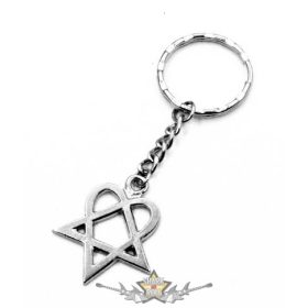 Heartagram - Him .  fém kulcstartó