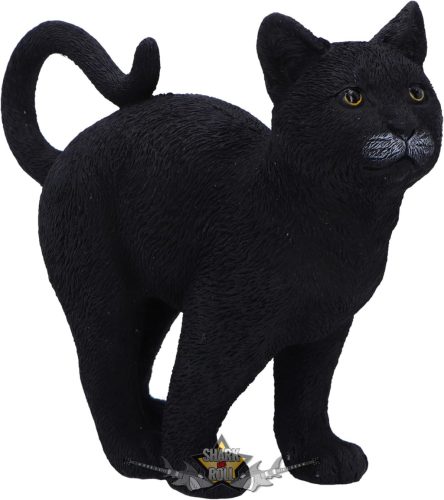 BLACK CAT - Moonlight Watcher.  15cm, Resin, Black, Cat Figure. U6691A24.  