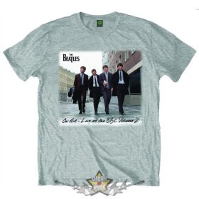   The Beatles - Unisex T-Shirt.  On Air (Grey).   zenekaros  póló. 