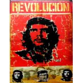 CHE GUEVARA - REVOLUCION. 30x40.cm. fém tábla kép 