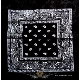   Kendő - Klasszik design, fekete-fehér. JVP.  vékony nyári vászon kendő