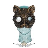 Steampunk - Kinetic Kitten Mask D3679J7. álarc, maszk