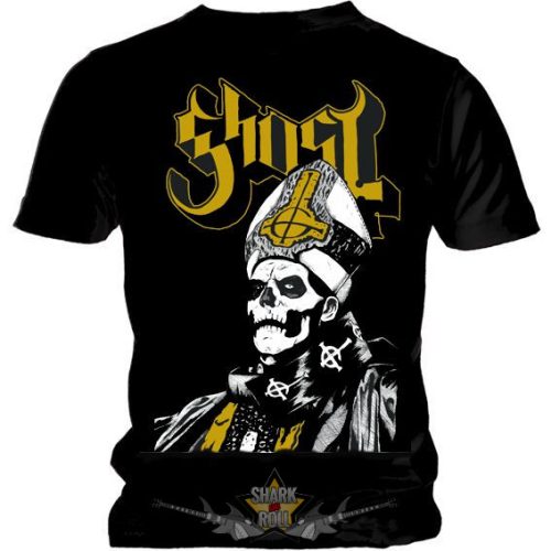 GHOST - Papa Emeritus.  férfi zenekaros  póló. 