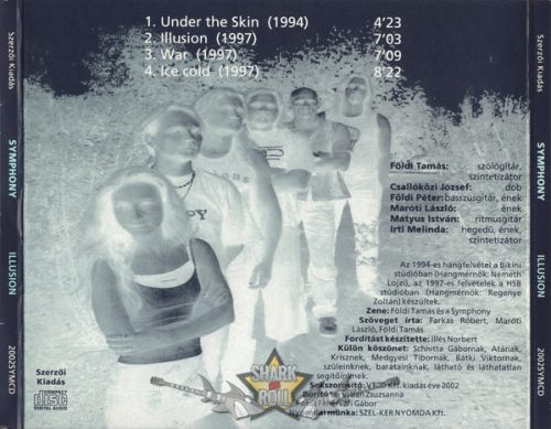 Symphony – Illusion.   EP, CD.  zenei cd