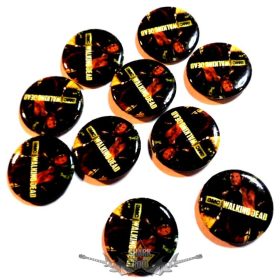 THE WALKING DEATH  Import. 1 db. Button Badge. jelvény