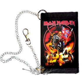 IRONMAIDEN - TROOPER.  pénztárca lánccal