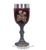 To Have and To Hold Skeleton Lovers Goblet 19.5cm. U6732.  fantasy dísz, kehely. serleg