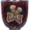 To Have and To Hold Skeleton Lovers Goblet 19.5cm. U6732.  fantasy dísz, kehely. serleg