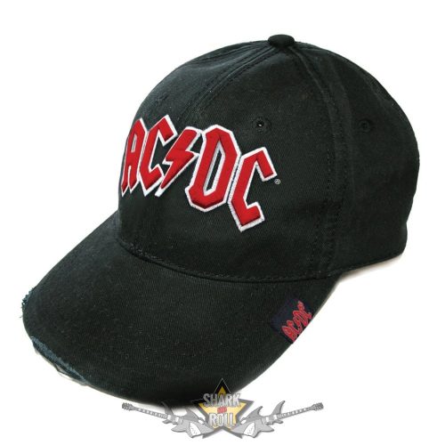 AC/DC - Baseball Cap Red Logo Puffi embléma.   baseball sapka