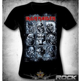 IRON MAIDEN - 9 EDDY HEAD.  MT.117.  női póló