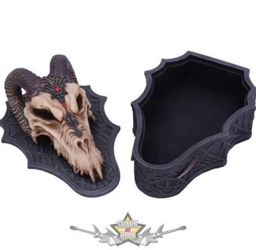 Dragon Skull Box (Monte Moore) 17.7cm. D5986W2.  ékszer, aprócikk  tartó