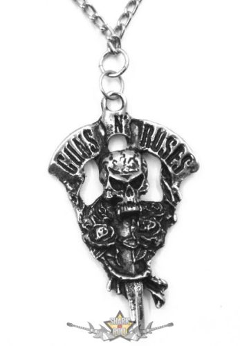 GUNS N ROSES - LOGO.  nyaklánc, medál