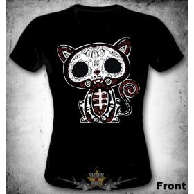 Kitty bones cat  női póló