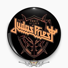JUDAS PRIEST - Logo 6.  Button Badge. jelvény
