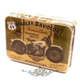   ROUTE 66 - MOTOROS - BIKER Design. Harley. fém doboz, dohány, apró cikk tartó