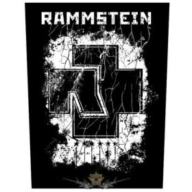 RAMMSTEIJN - LOGO.    Back Patch, hátfelvarró.   