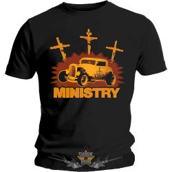 Ministry - Unisex T-Shirt.  Hot Rod (Back Print-Ex Tour)  . zenekaros  póló. 