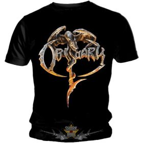 OBITUARY - BAND LOGO.   S.ZF.026.  zenekaros  póló. 