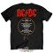 AC/DC - Unisex T-Shirt: FTATR 40th Flaming (Back Print)    férfi zenekaros póló