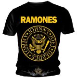 Ramones - Classic logo. Yellow..  MT.  zenekaros póló