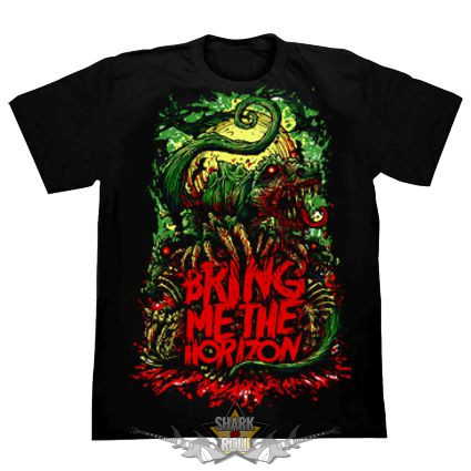 BRING ME THE HORIZON - MONSTER CHAOS.  SD.  férfi zenekaros  póló. 