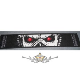 IRON MAIDEN - Book of Souls BAR TOWEL scarf. RITKASÁG !